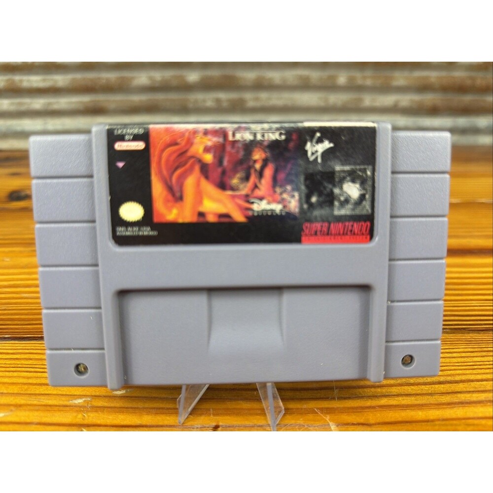 The Lion King SNES Super Nintendo Tested Cart only